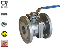 2-pcs. flange ball valve (Type DVC7289)